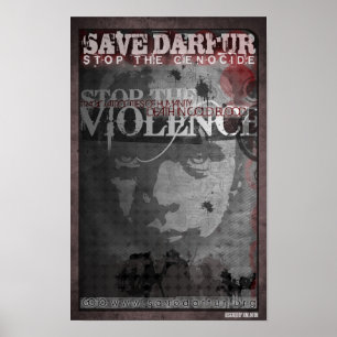 Poster Sauvez le Darfour 17X11