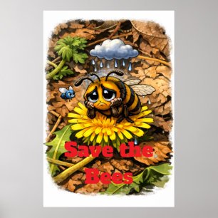 Poster Sauvez les Abeilles
