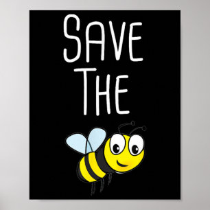 Poster Sauvez les abeilles - Protection De l'environnemen