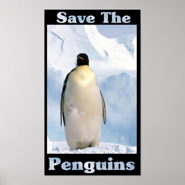 Poster Sauvez les pingouins (Devant)