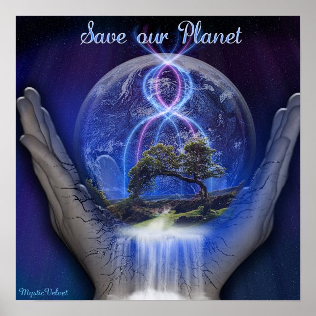 Poster Sauvez notre planète (Devant)