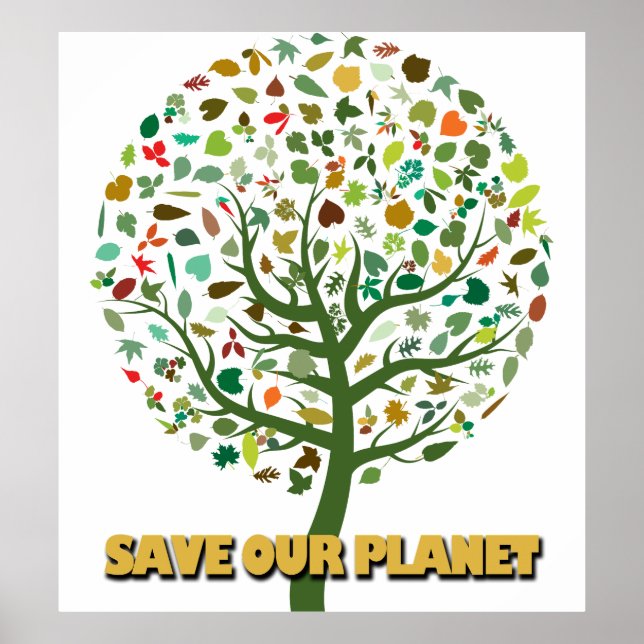 Poster Sauvez notre planète (Devant)