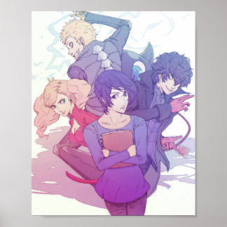 Poster Sauvons Yusuke ! Personnona 5 design