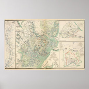 Poster Savannah, Ga and vicinity