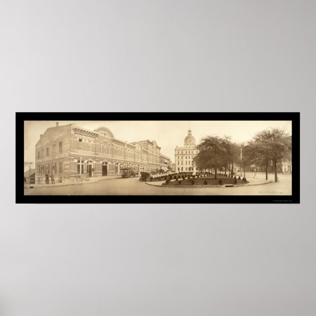 Poster Savannah, Géorgie Photo 1909 (Devant)