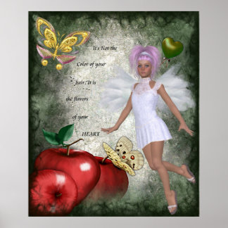 Poster Saveurs de votre coeur_vert