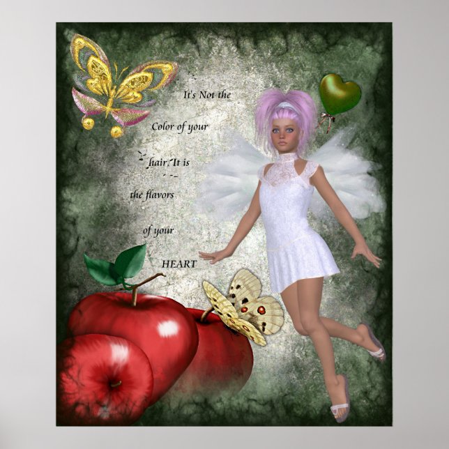 Poster Saveurs de votre coeur_vert (Devant)