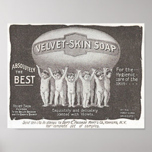 Poster Savon Velvet Skin