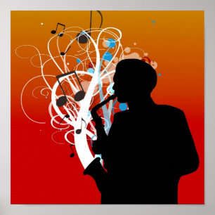 Poster Saxophone