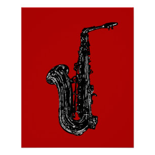 Poster Saxophone