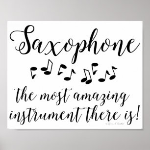 Poster Saxophone Extraordinaire