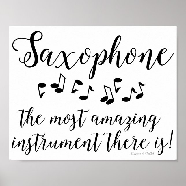 Poster Saxophone Extraordinaire (Devant)