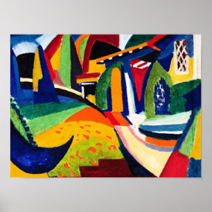 Poster Sayen - Scheherazade, peinture colorée