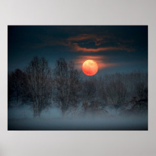 Poster Scalenghe en Piémont, Italie