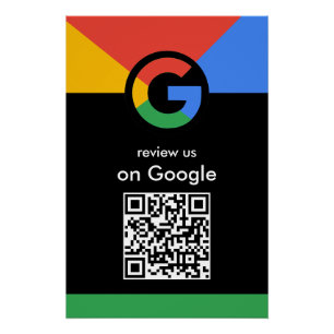 Poster Scan Professionnel pour Examiner le Code QR Google
