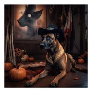 Poster Scandale d'Halloween Citrouille
