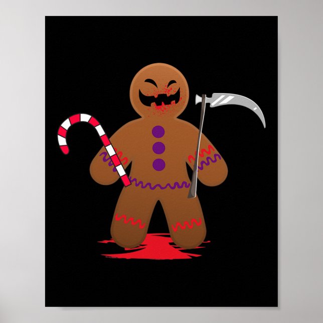 Poster Scandale Homme De Pain D'Épice Pour Halloween (Devant)