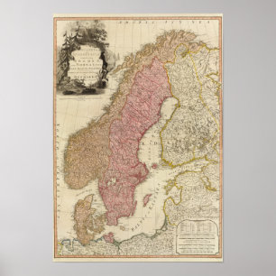 Poster Scandia, Scandinavie