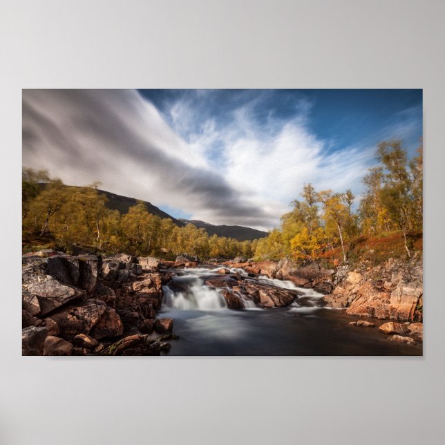 Poster Scandinavie Paysage photo (Devant)