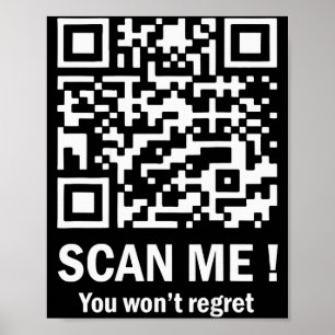 Poster Scannez-moi, vous ne le regretterez pas Drôle Qr T