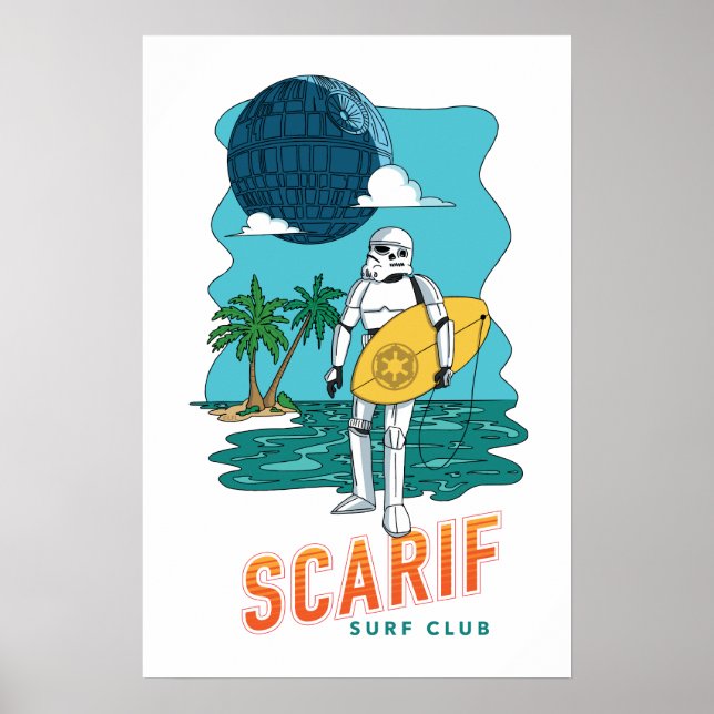 Poster Scarif Surf Club (Devant)