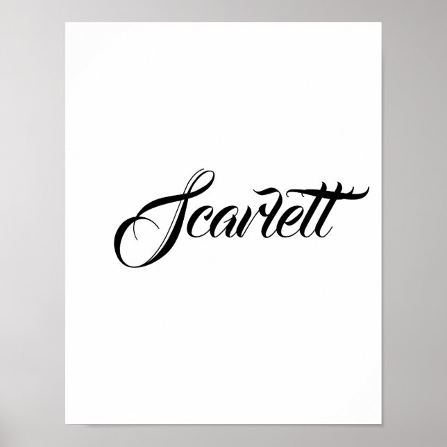 Poster Scarlett (Devant)