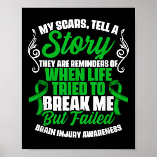 Poster Scars Raconter l'histoire Traumatisme Brain Brain 