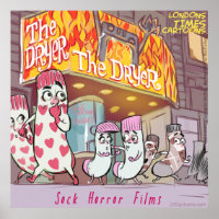 Scary Chaussettes Films Funny Premium Glossy Poste