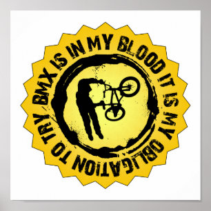 Poster Sceau BMX fantastique