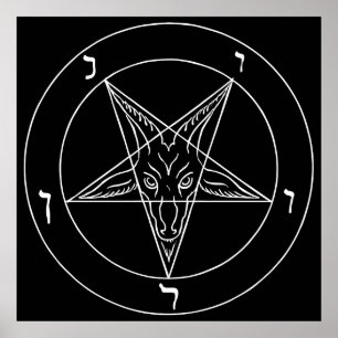 Poster Sceau de Baphomet
