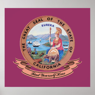 Poster Sceau de Californie