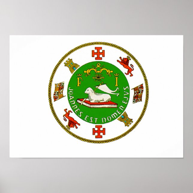 Poster Sceau d'état de Porto Rico (Devant)