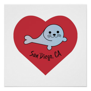 Poster Sceau San Diego
