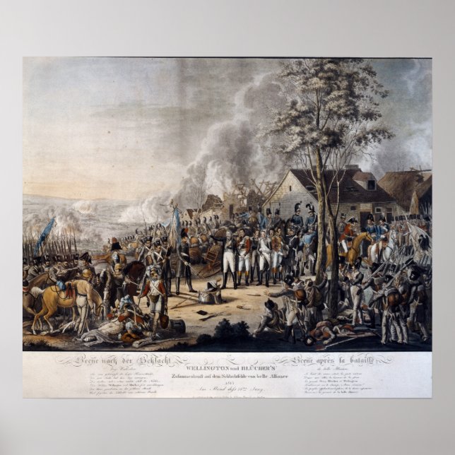 Poster Scène après la bataille de Waterloo (Devant)