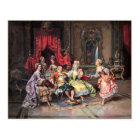 Scène aristocratique colorée du 18e siècle