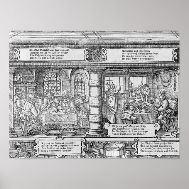 Poster Scène bancaire (Devant)