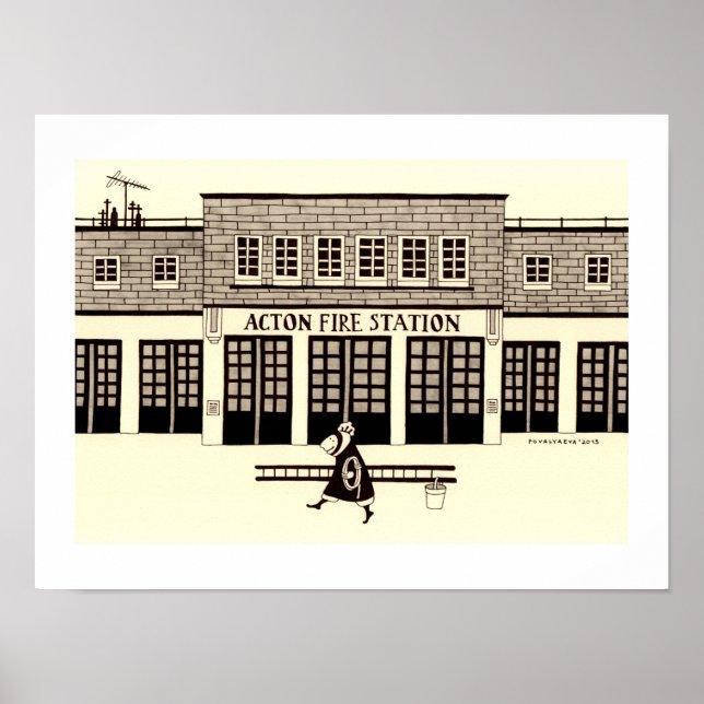 Poster Scène d'action (Devant)