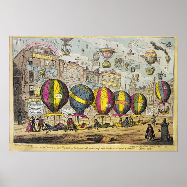 Poster Scène dans la farce 'Les perspectives de Lofty' (Devant)