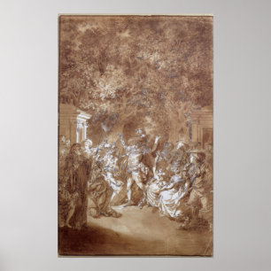 Poster Scène de 'du mariage de Figaro