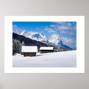 Poster Scène de la montagne de l'affiche