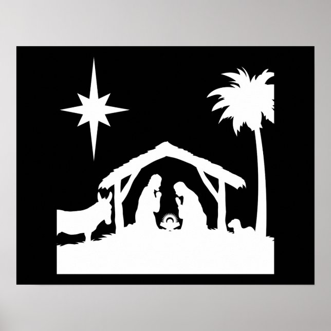 Poster Scène de la Nativité (Devant)