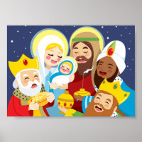 Scène de la Nativité Bébé Jésus naissance