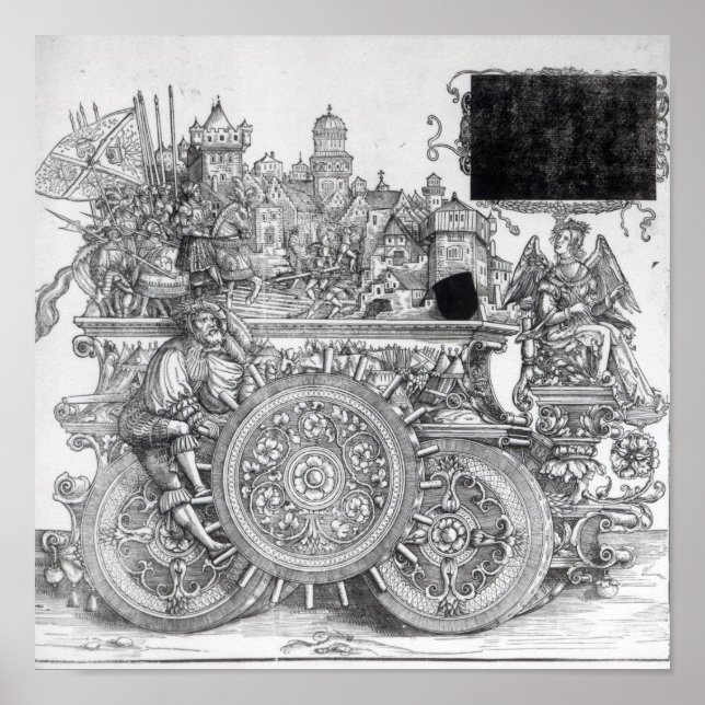 Poster Scène de la procession triomphale de Maximilien (Devant)