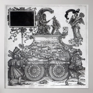 Poster Scène de la procession triomphale de Maximilien