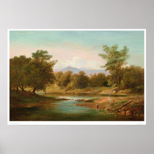 Poster Scène de la rivière Carmel (0236A)
