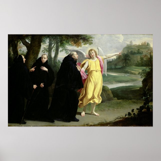 Poster Scène de la vie de saint Benoît (Devant)