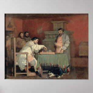 Poster Scène de la vie du tsar russe
