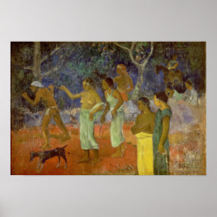 Poster Scène de la vie tahitienne, 1896