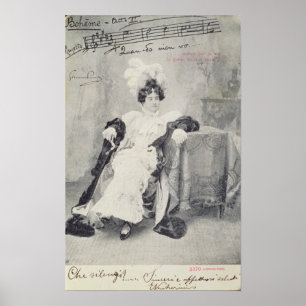 Poster Scène de l'acte II La Boheme d'opéra '