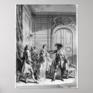 Poster Scène de 'Othello' par William Shakespeare